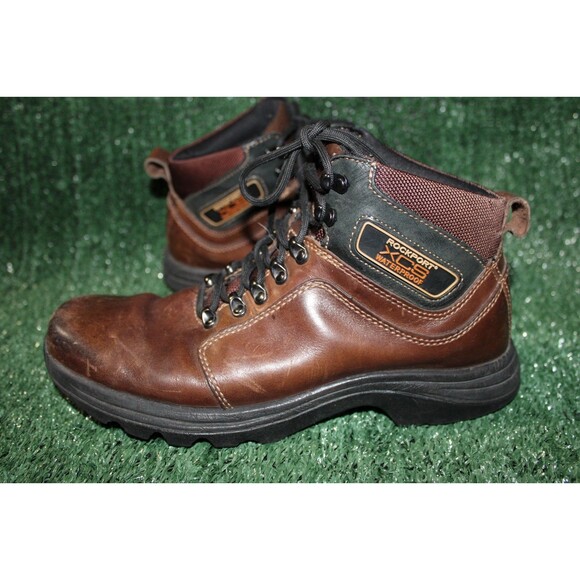 Rockport XCS Mens Size 8.5M Waterproof Hydro Shield Leather Hiking Boots - Picture 5 of 15